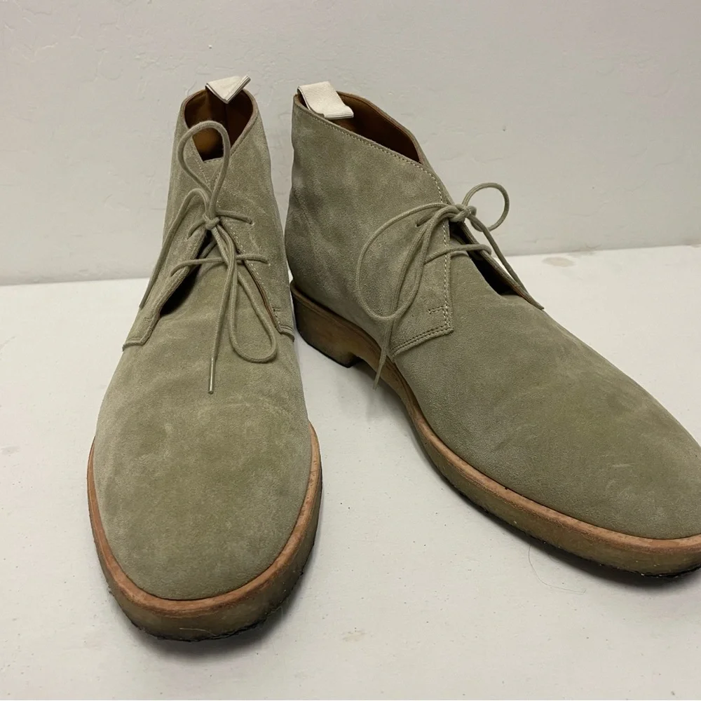Common Projects Washed Suede Chukka Boots in Sand Size 45 US 12‎ $552